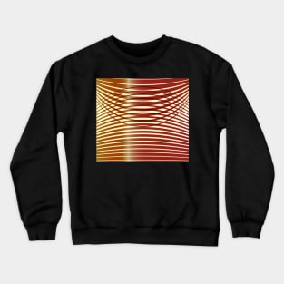 Geometric Cafe ilusion brown Crewneck Sweatshirt